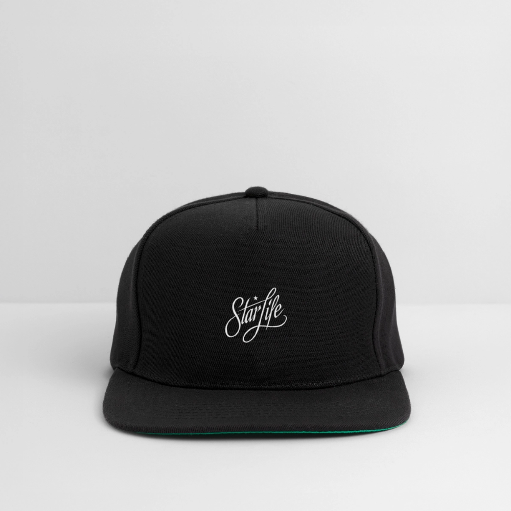 Star Life Snapback Cap - black/black