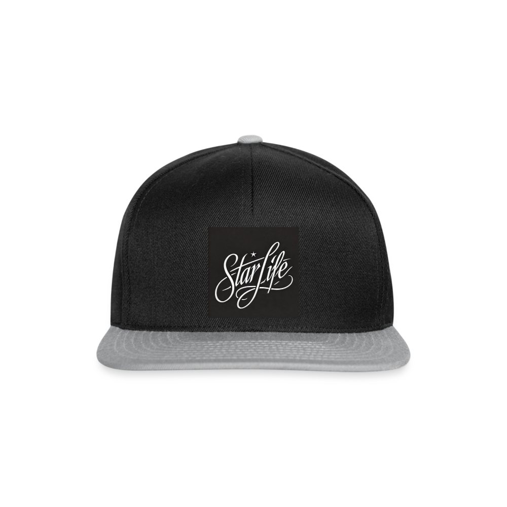 Snapback Cap - black/grey