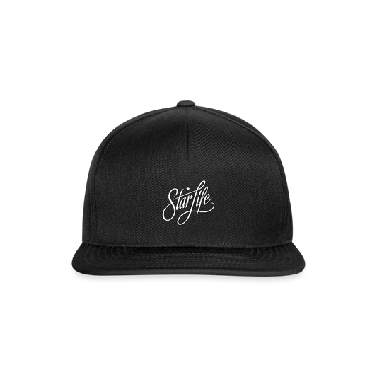 Star Life Snapback Cap - black/black