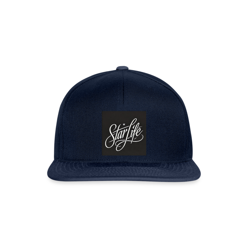 Snapback Cap - navy/navy