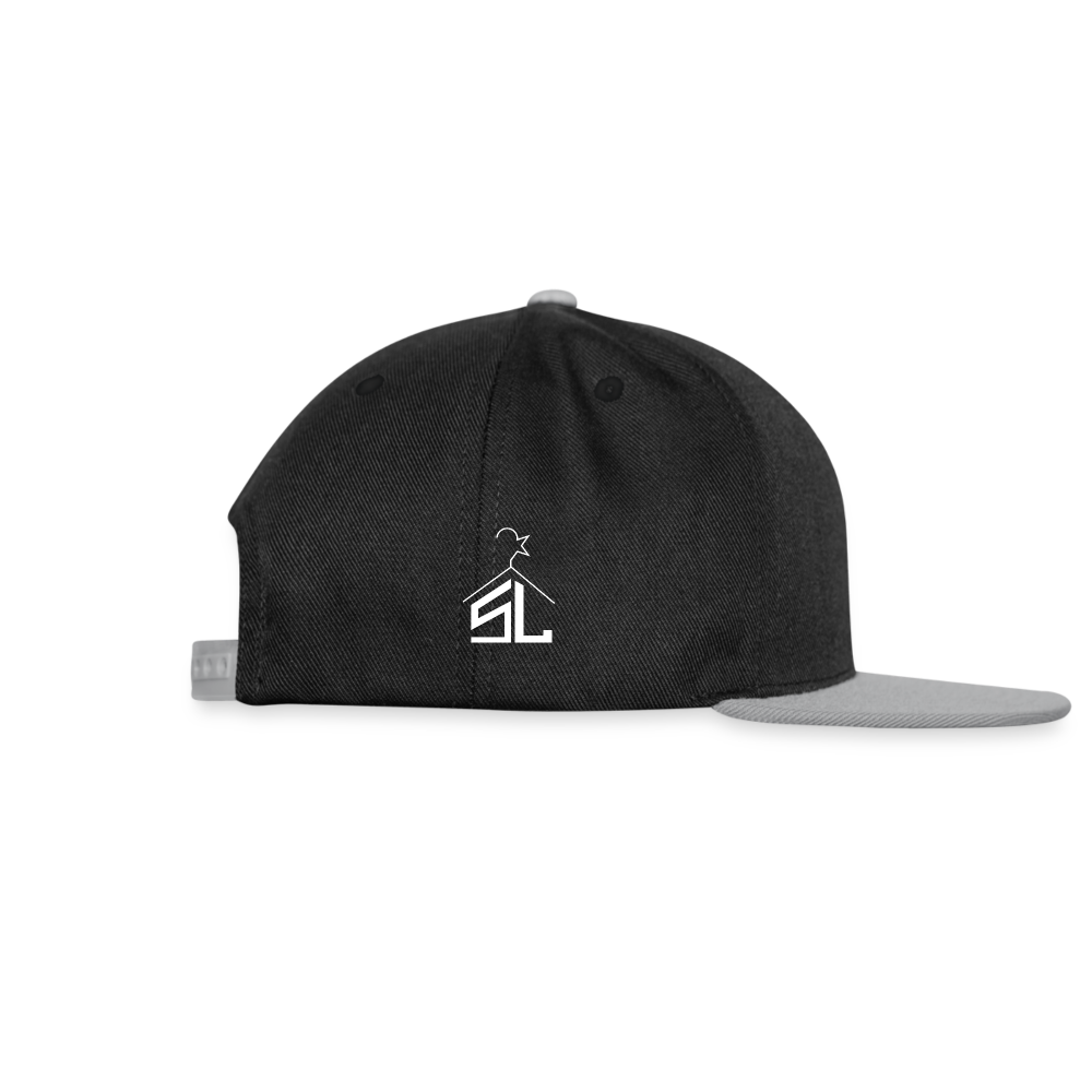 Snapback Cap - black/grey