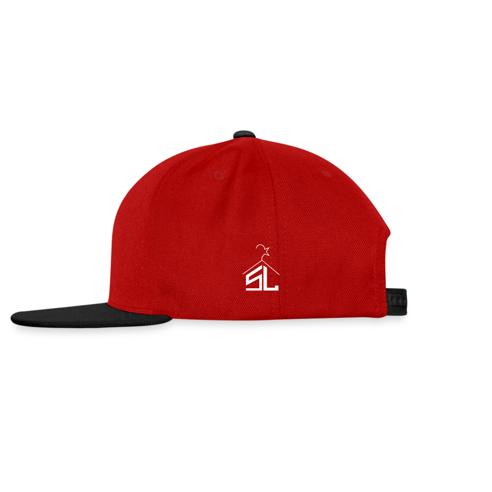 Snapback Cap - red/black