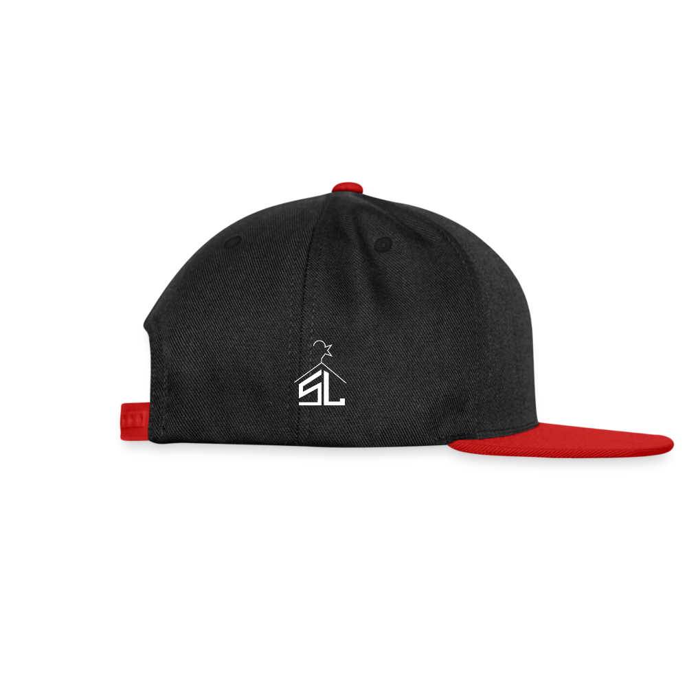 Snapback Cap - black/red