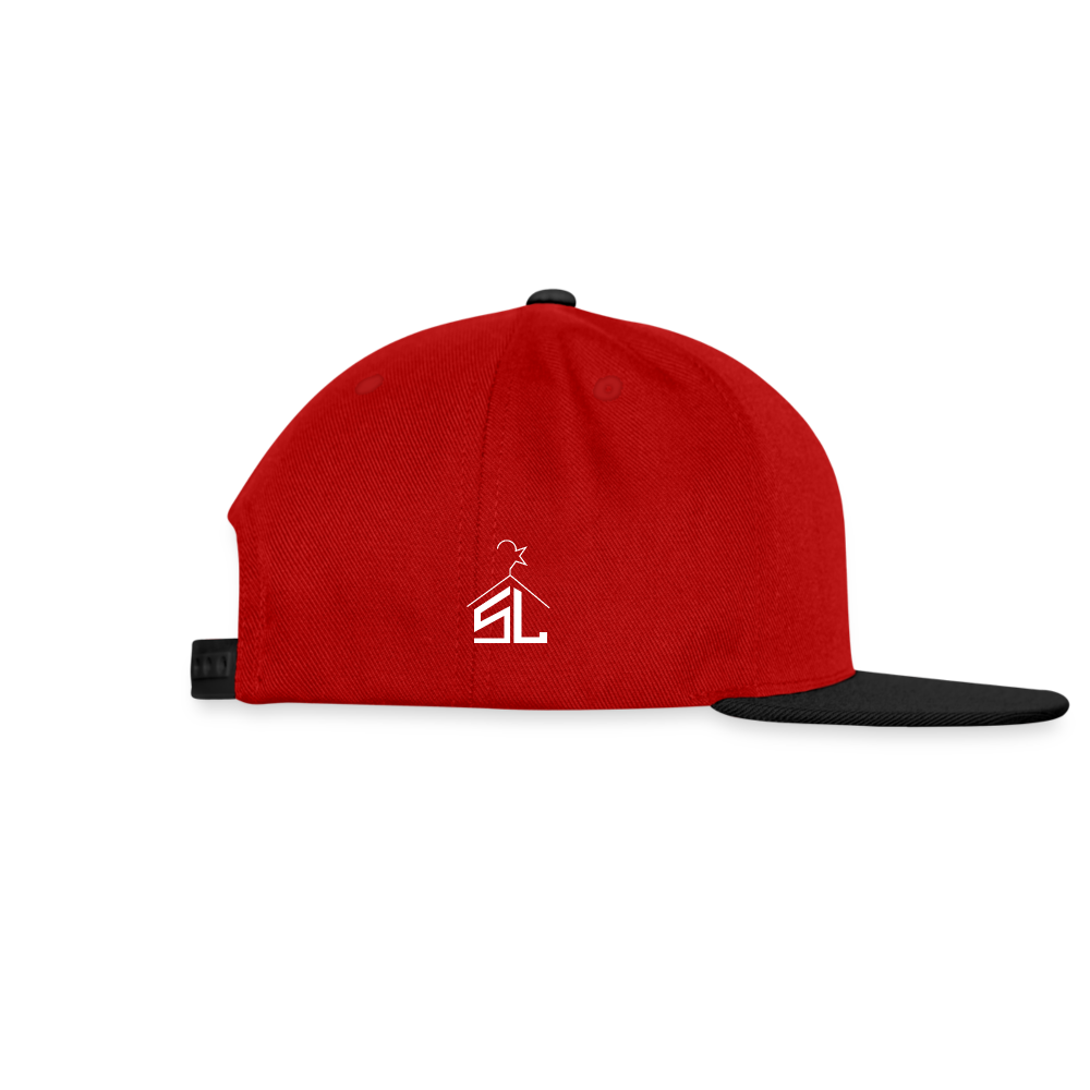 Snapback Cap - red/black