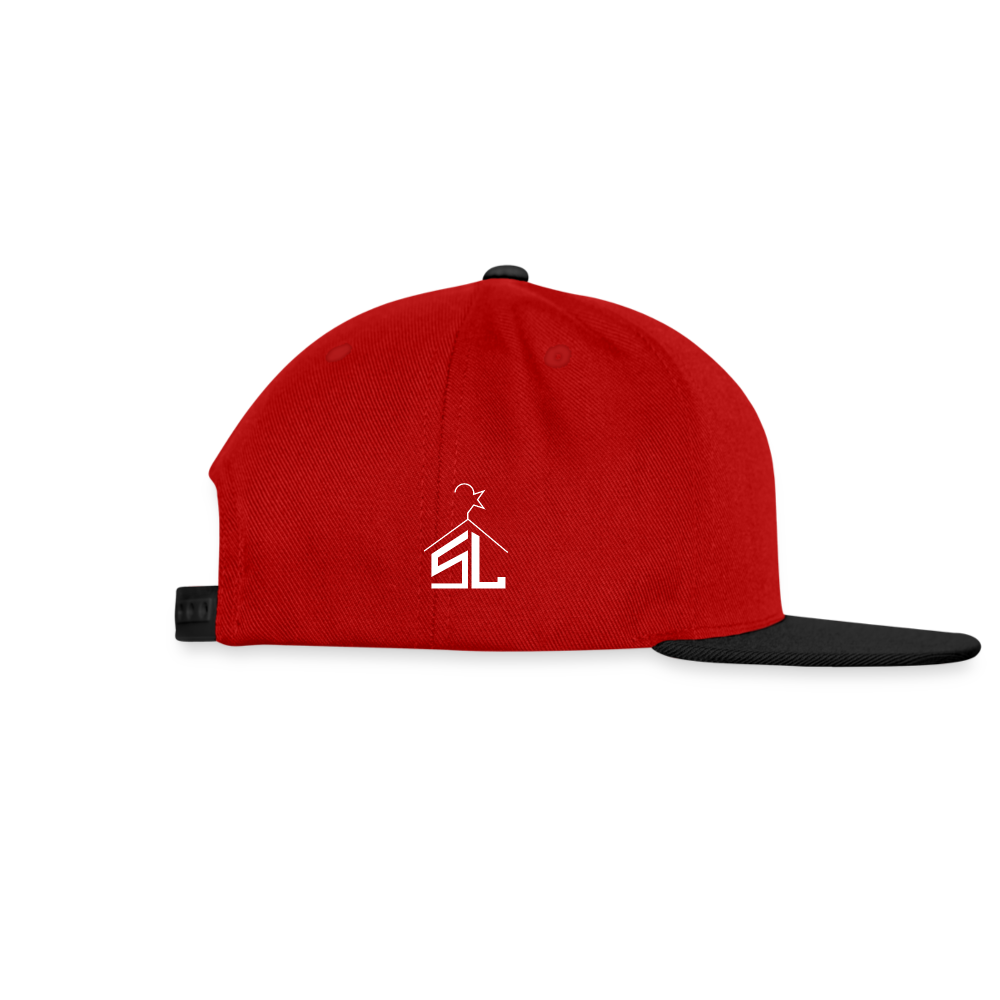 Snapback Cap - red/black