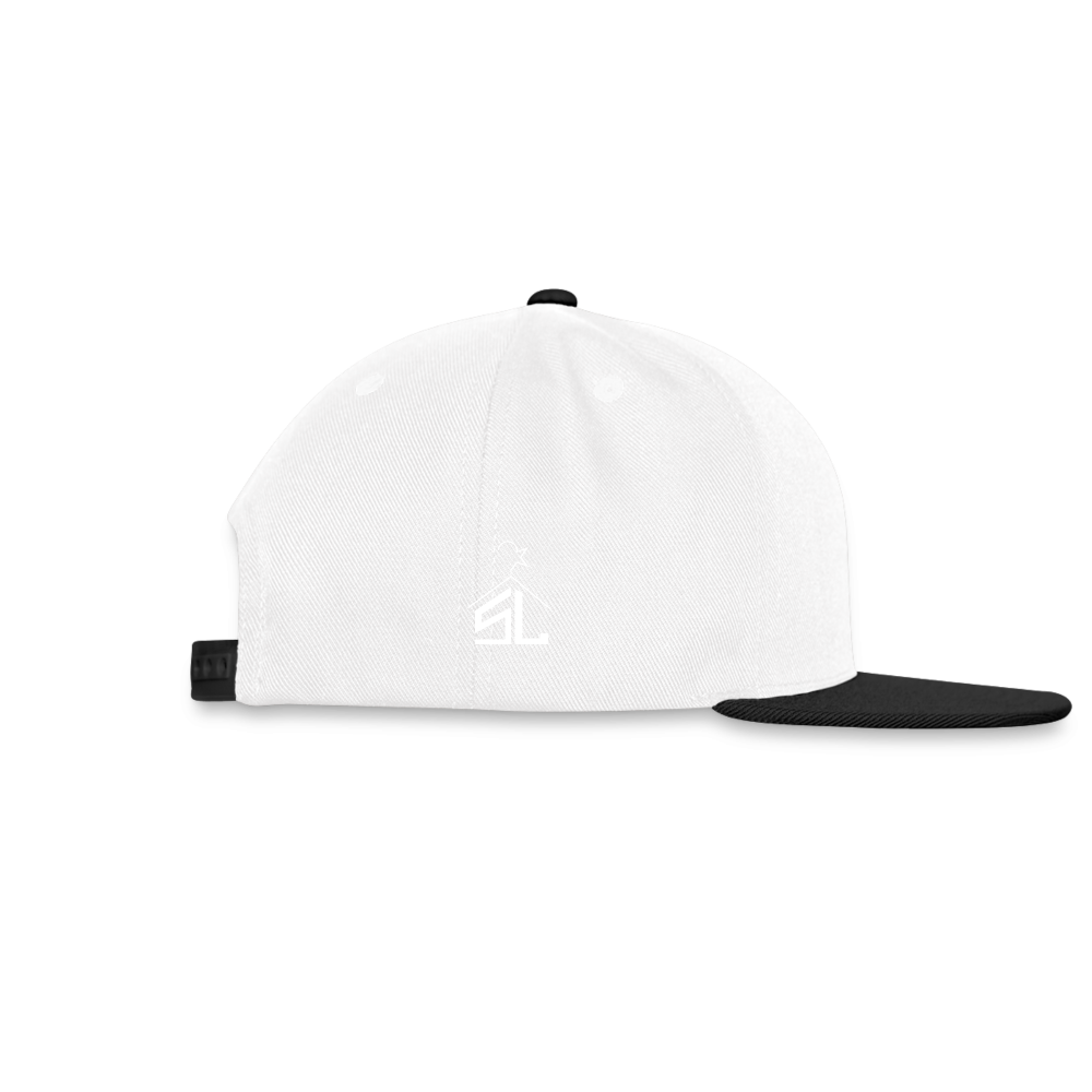 Snapback Cap - white/black