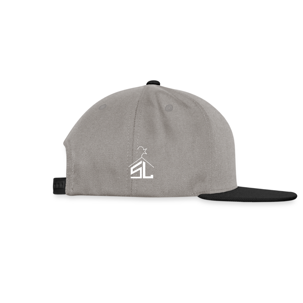 Snapback Cap - graphite/black