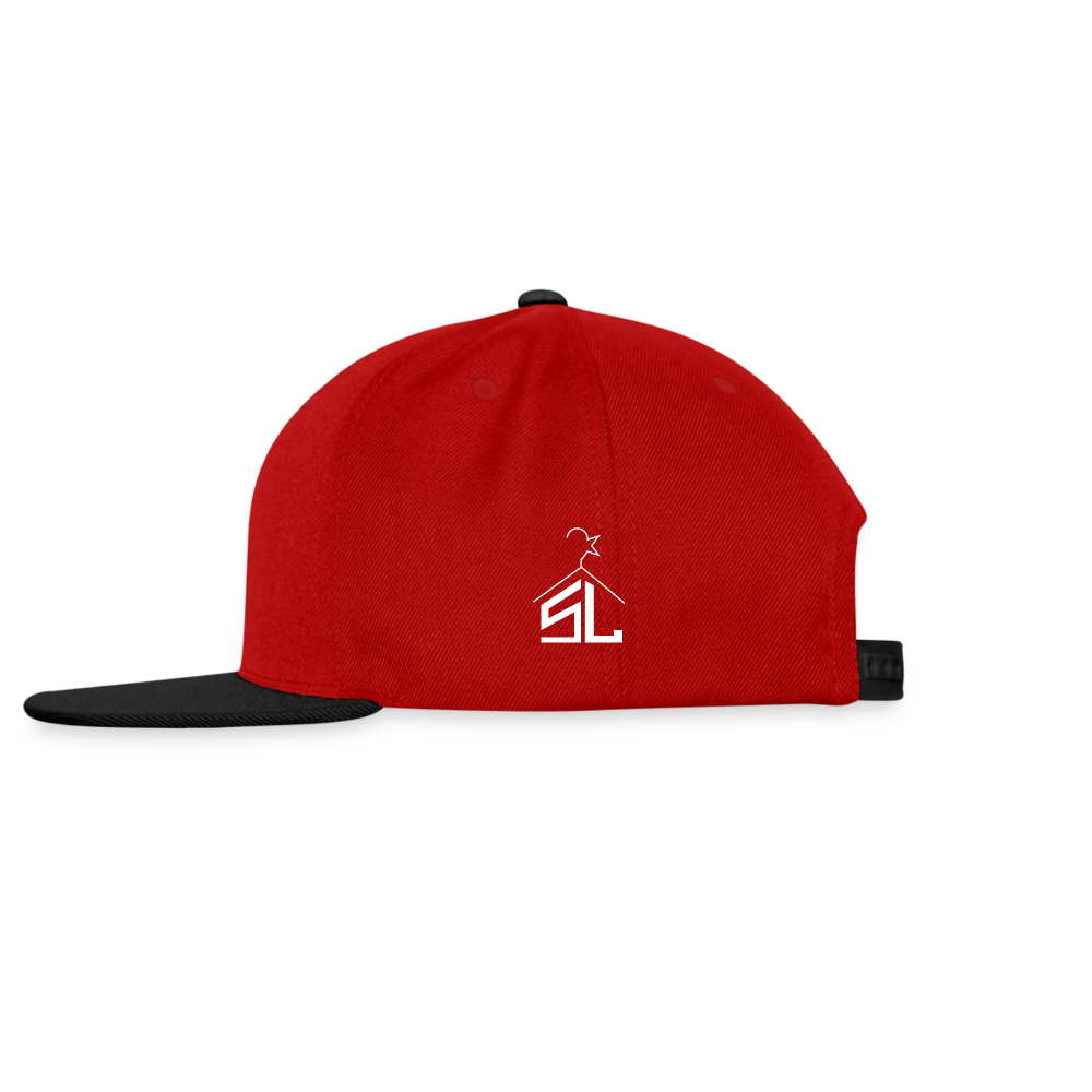 Snapback Cap - red/black