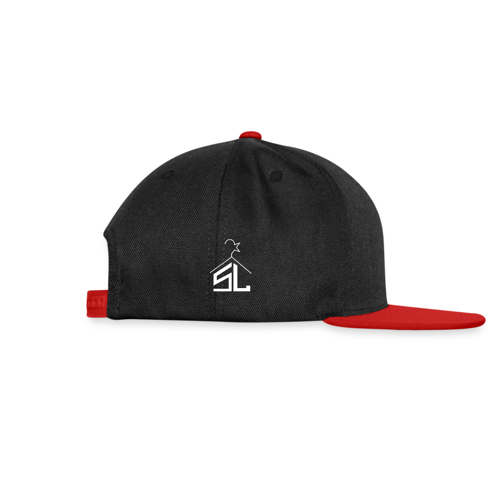 Snapback Cap - black/red