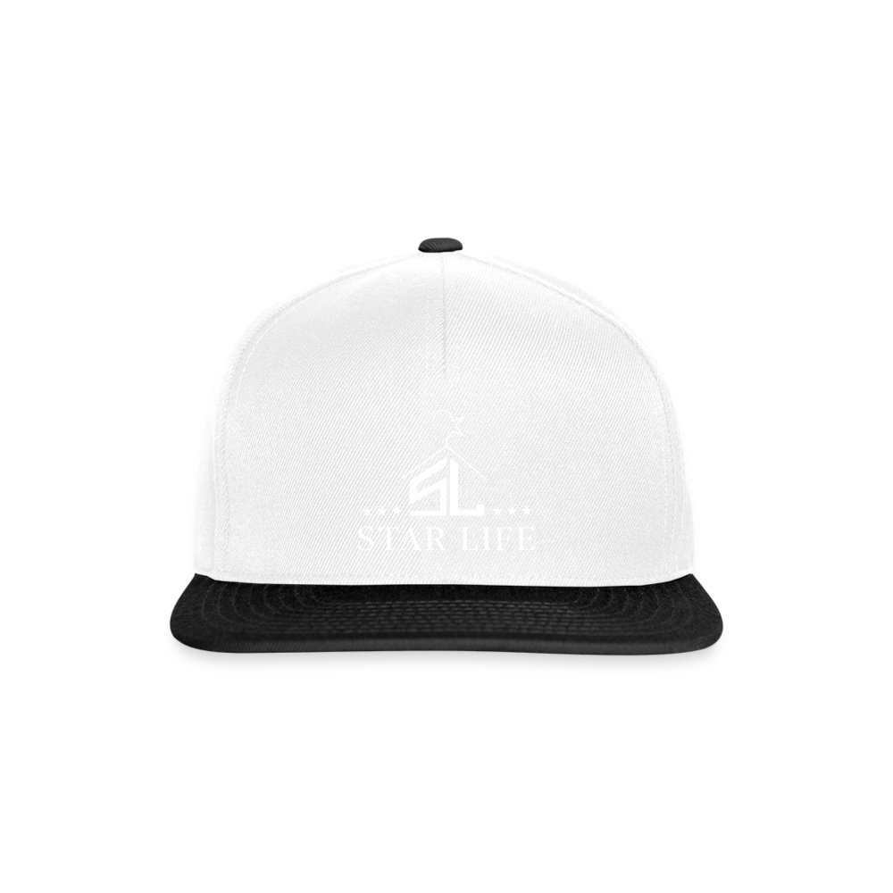 Snapback Cap - white/black