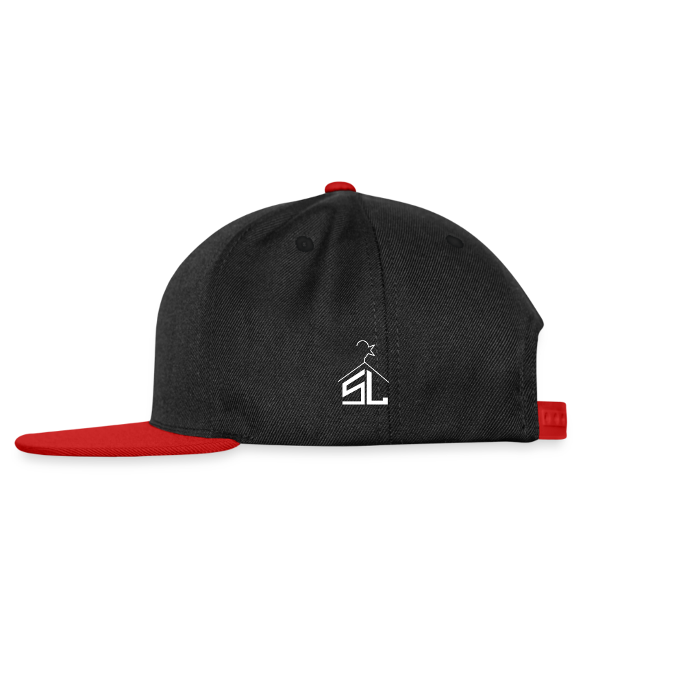 Snapback Cap - black/red