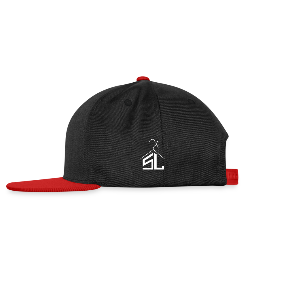 Snapback Cap - black/red